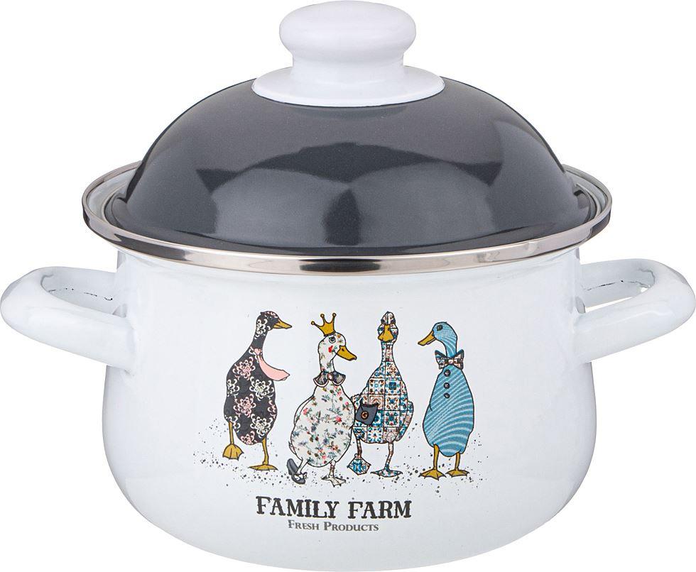 Кастрюля AGNESS 934-620 FAMILY FARM 1.5л