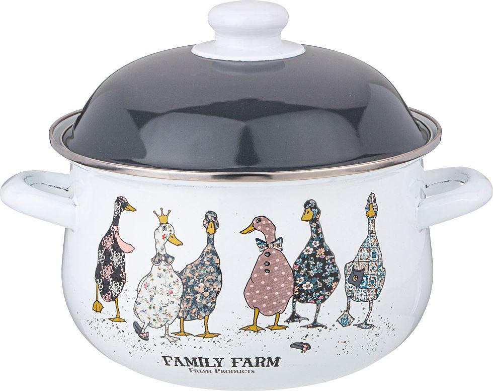 Кастрюля AGNESS 934-622 FAMILY FARM 2.8л