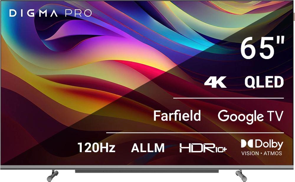 LED- DIGMA Pro QLED 65L UHD SMART Google