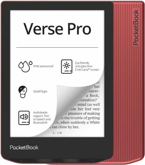 Электронная книга POCKETBOOK 634 Verse Pro Passion Red (PB634-3-WW)