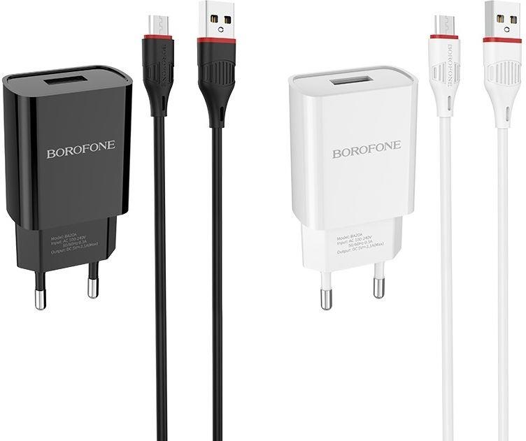 BOROFONE (6931474702135)  micro USB BA20Am Black