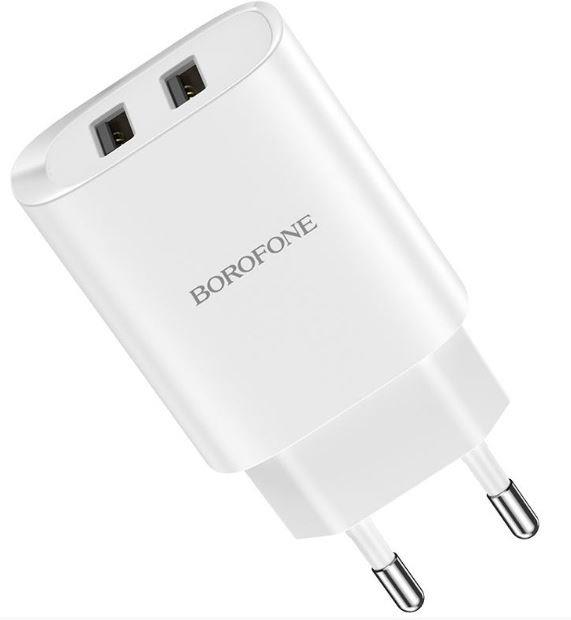  BOROFONE (6931474741165) BN2 White  2USB 2.1A