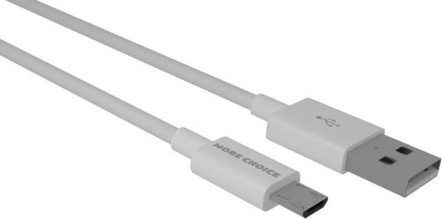  MORE CHOICE (4627151195964) K24m USB 2.1A microUSB  - 1,0m