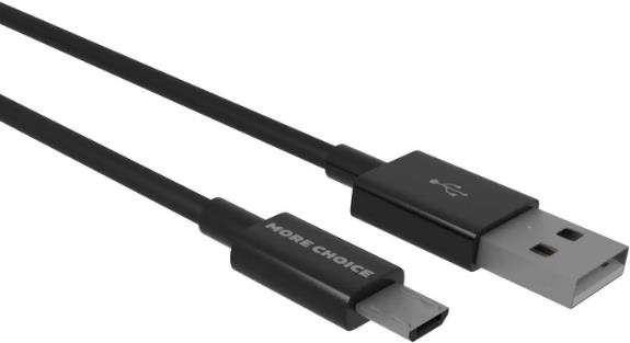  MORE CHOICE (4627151195988) K24m USB 2.1A microUSB  - 1,0m