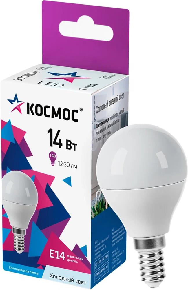    LkecLED14wGL45E1465 14W/E14/6500K