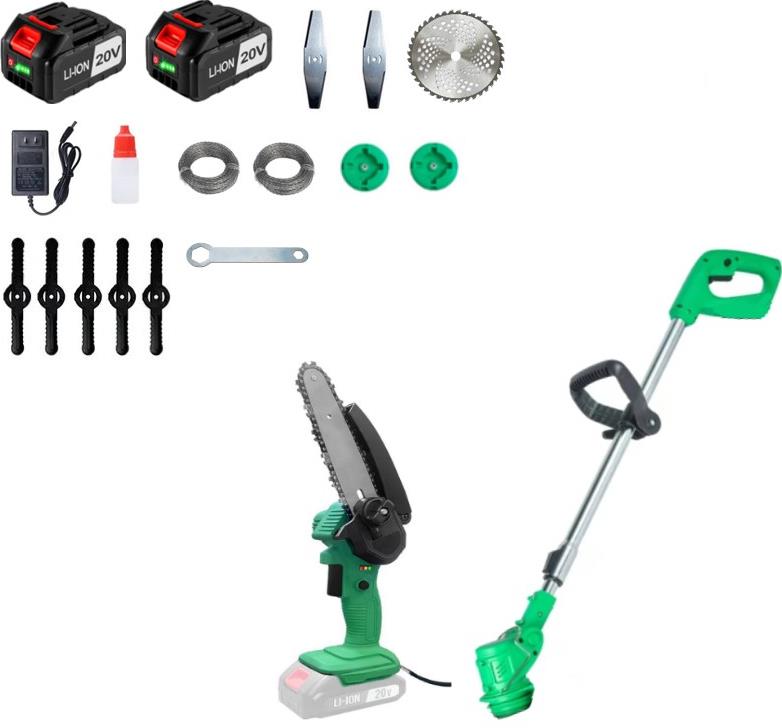 Набор инструментов ZITREK (GreenCut 20, GreenSaw 20 Extra Power) 2 в 1, 2х2.0Ач