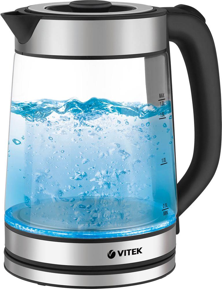 Чайник электрический VITEK VT-1179 стекло/металл