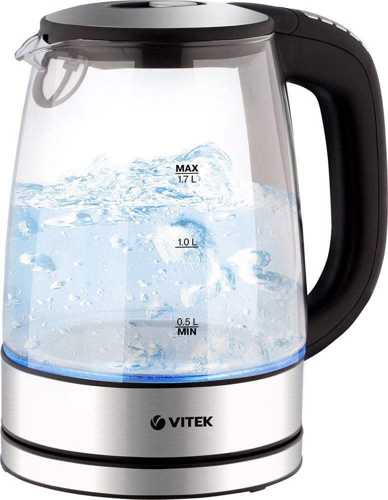 Чайник электрический VITEK VT-8828 стекло/металл