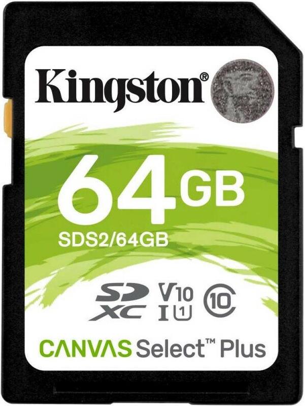  KINGSTON SDS2/64GB SDXC UHS-I Canvas Select...