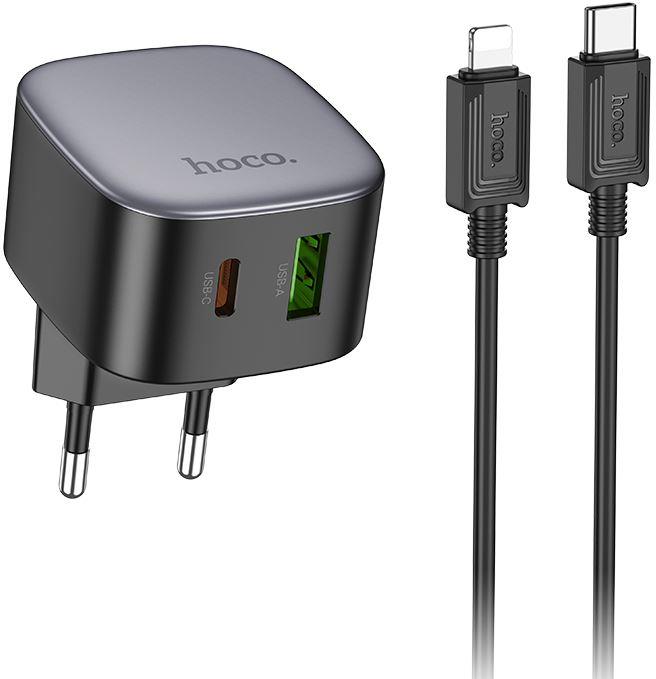 СЗУ HOCO (6942007617468) CS32Aia 1USB+1USB-C 3.0A PD 20W+QC3.0