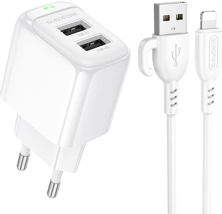 СЗУ BOROFONE (6941991113758) BAS41Ai 2USB 2.0A...