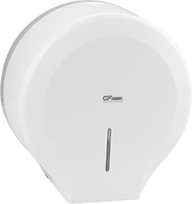  GFMARK 925 Диспенсер для туалетной бумаги - барабан, пластиковый, БЕЛЫЙ, с