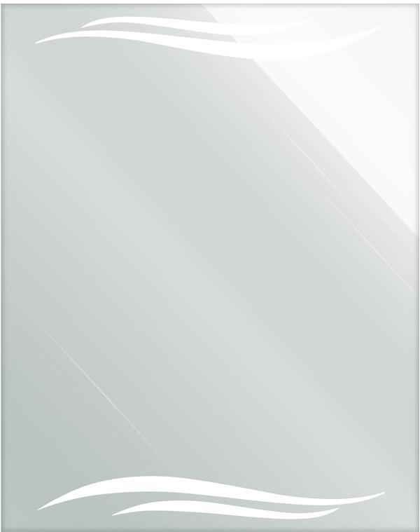  САНАКС 45616 Зеркало с матированным рисунком, 535 х 680 мм