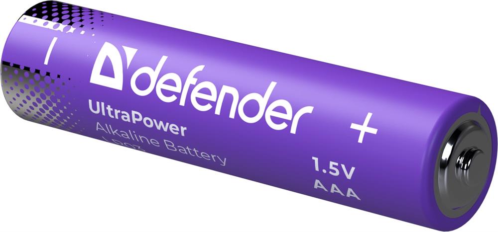 Батарейки DEFENDER (56025) LR03-4BL ААА,...