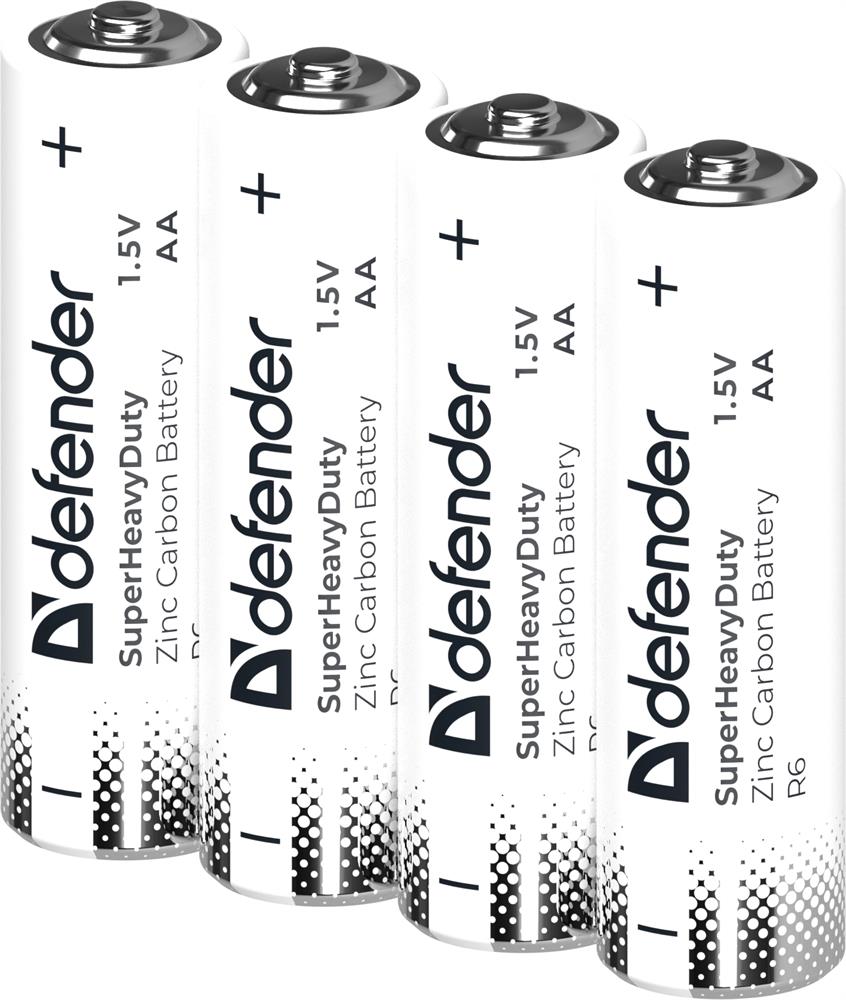  DEFENDER (56066) R6-12S АА, шринк, 12 шт., Zinc