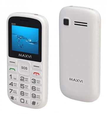 Телефон мобильный MAXVI B201 White