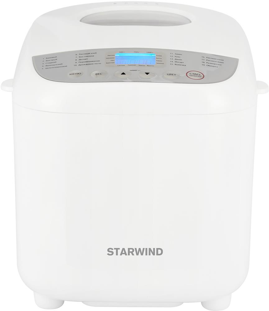 Хлебопечь STARWIND SBM2085 600Вт белый/серебристый