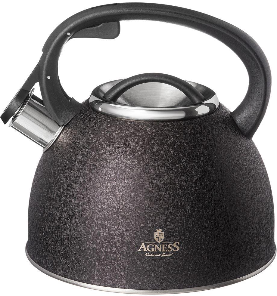 Чайник AGNESS 907-251 BLACK индуция 2,5л