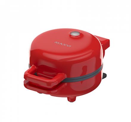 Электрическая вафельница MAXVI SM552P red