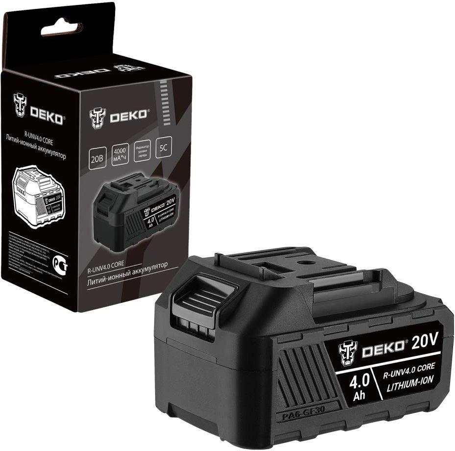 DEKO R-UNV4.0 CORE, Li-ion, 20В, 4.0А*ч 083-1015