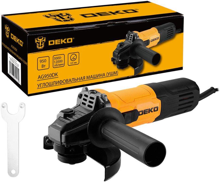 Углошлифовальная машина DEKO AG950DK, 125мм,...