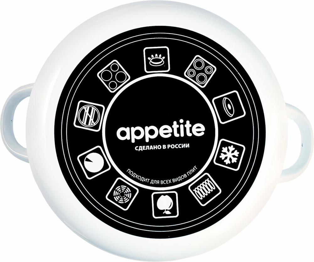 Кастрюля APPETITE 1RD201M Veggies эмал цил 4,0л