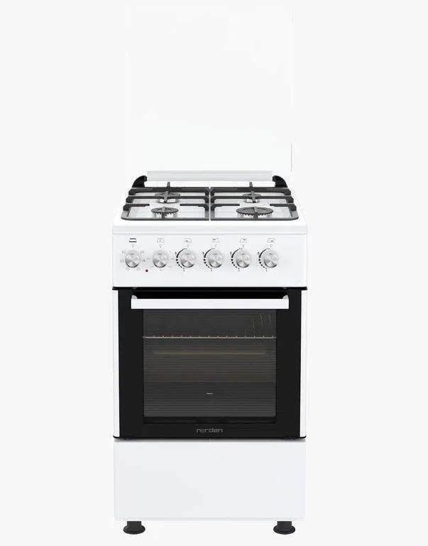 Плита газоэлектрическая NORDEN FF5405GAZW Белый