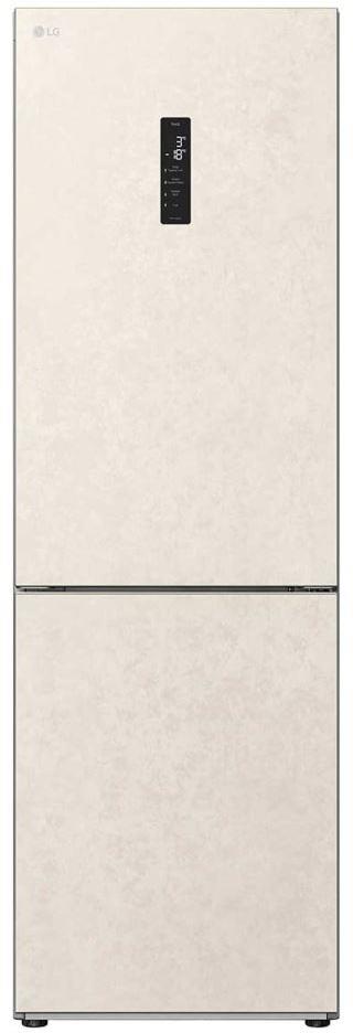 Холодильник LG GC-B459AEMW 344л, бежевый