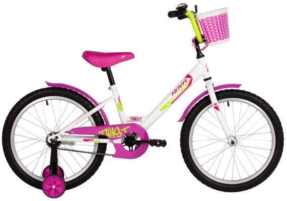 Велосипед NOVATRACK 201TWIST.WT5 белый 173566