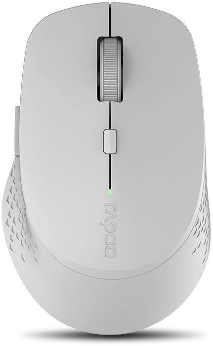 Мышь беспроводная RAPOO M300 Light Grey