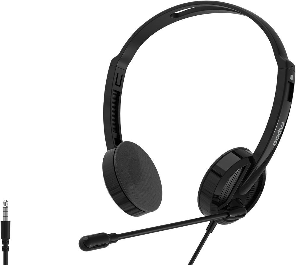 Гарнитура проводная RAPOO H101 Black