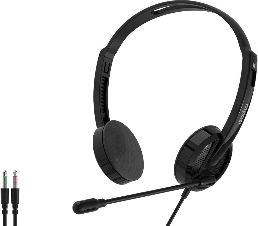Гарнитура проводная RAPOO H102 Black