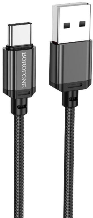 ������ BOROFONE (6974443389043) BX87 USB 3.0A ��� Type-C Black 1 �