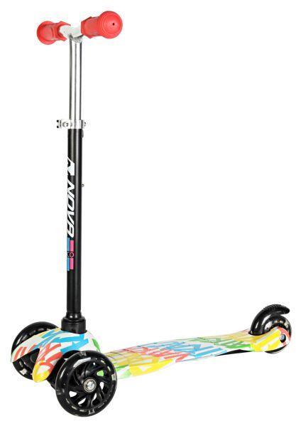 Самокат NOVATRACK 120H.DISCOKIDS.WB24 черный с...