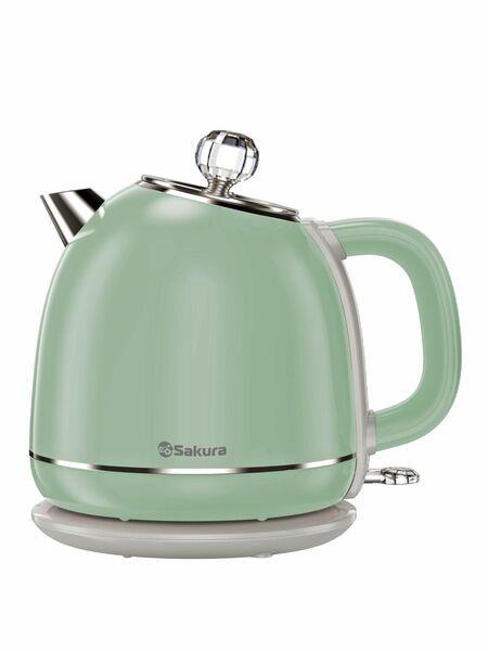 Чайник эл. SAKURA SA-2187GR зел-сер