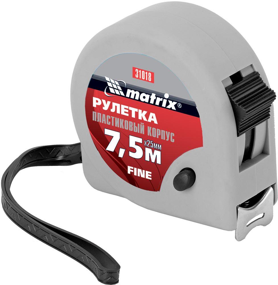 Рулетка MATRIX Рулетка Fine,7,5 м х 25...