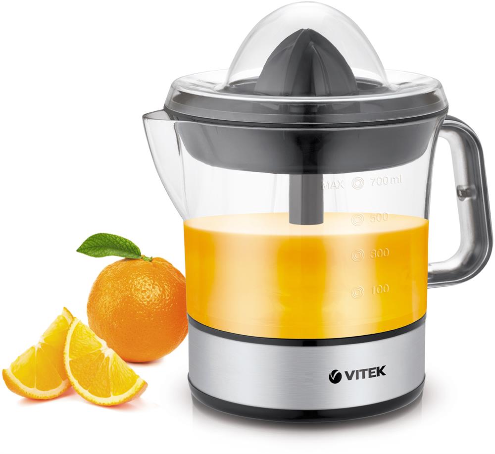 Соковыжималка VITEK VT-3669 стальной/черный