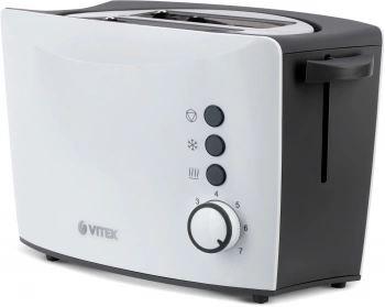 Тостер VITEK VT-7166 черный/белый
