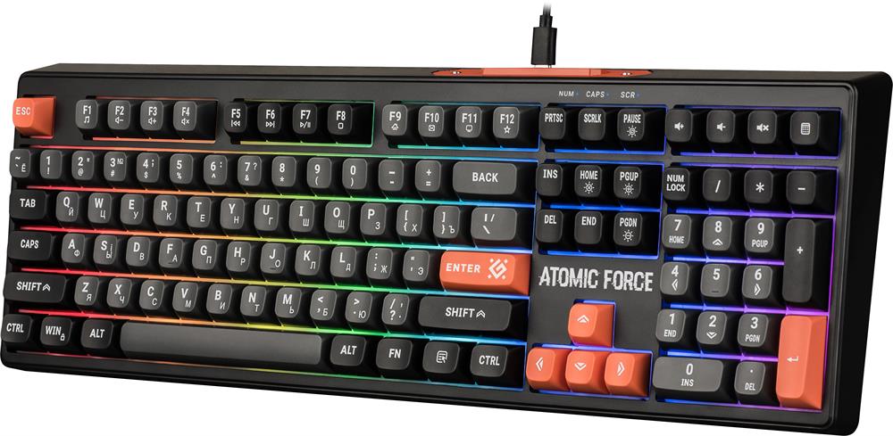 Клавиатура DEFENDER (45005) Atomic Force GK-005...