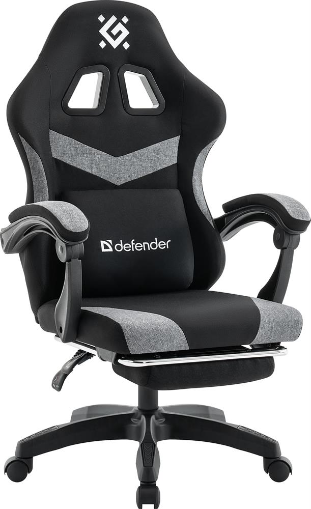 Кресло DEFENDER (64814) PRO Черн/серый, ткань,...