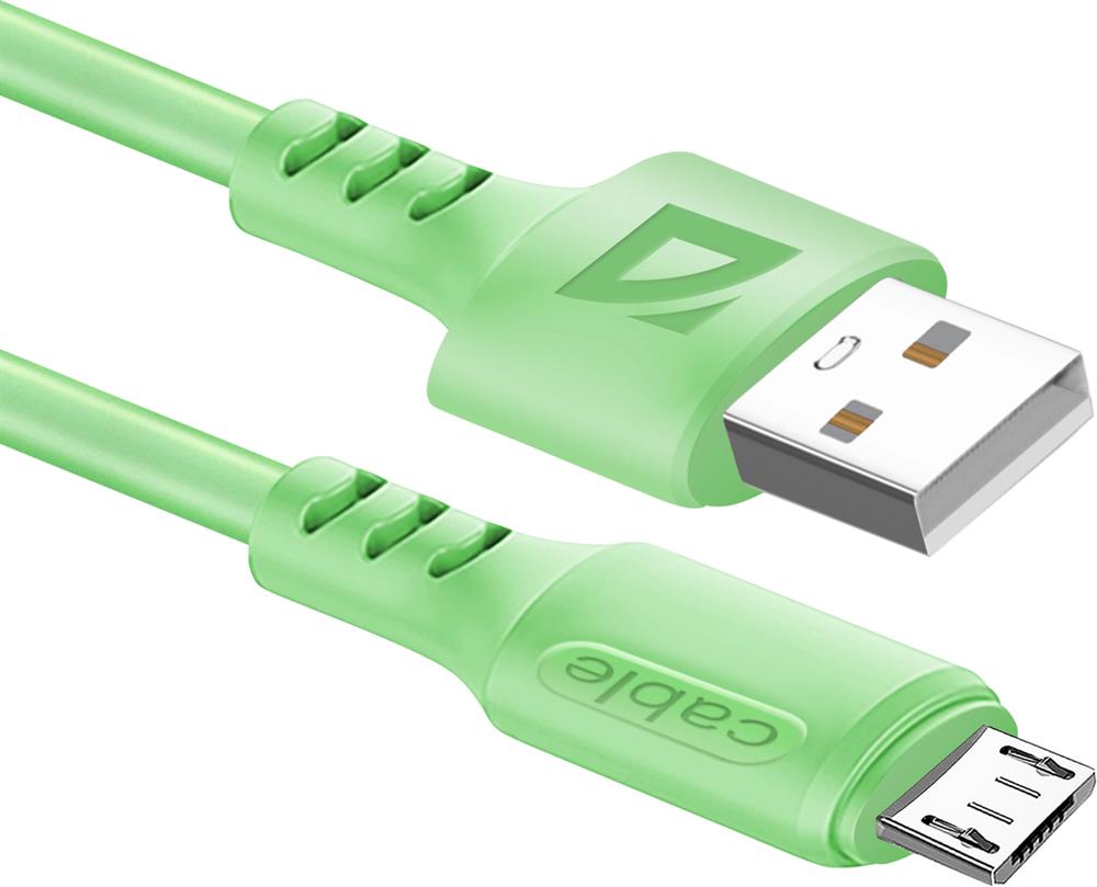  DEFENDER (87108GRN) USB кабель F207 Micro...
