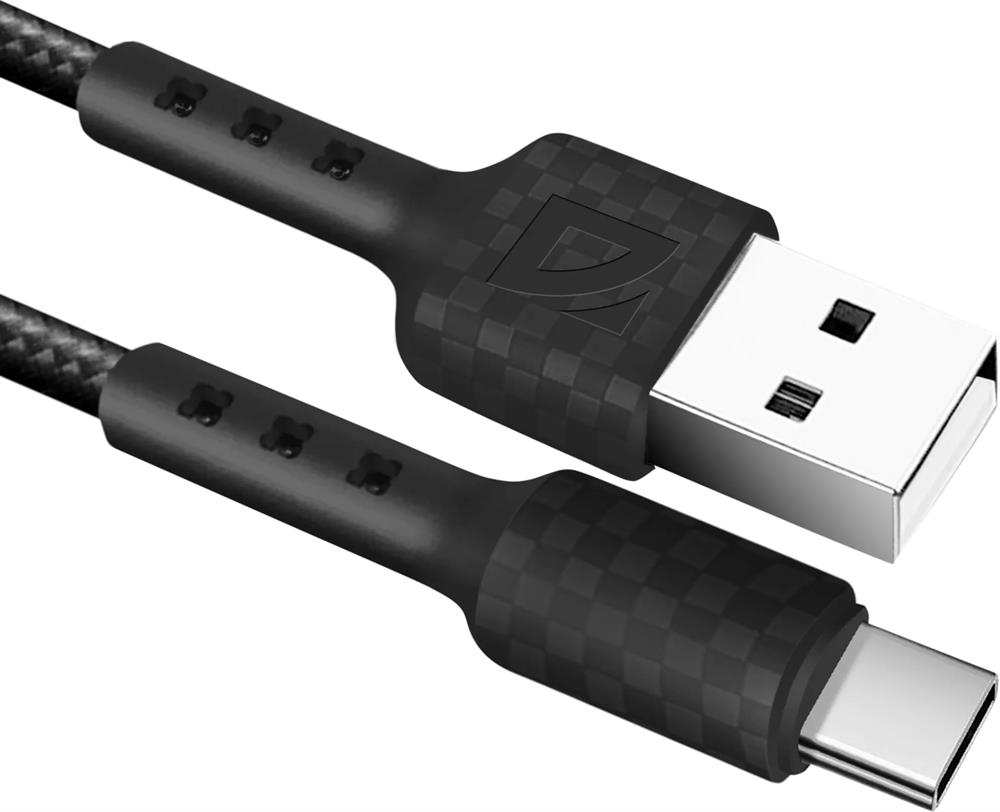 ������ DEFENDER (87113BLA) USB ������ F181 TypeC 1�,2.4�, ������