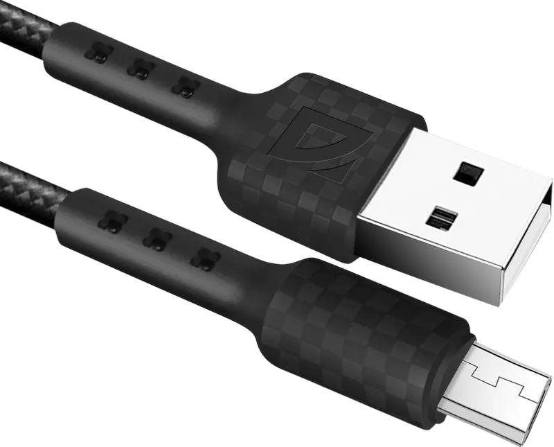  DEFENDER (87115BLA) USB кабель F181 Micro 1м,...