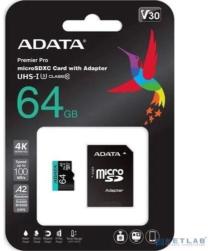 Карта памяти A-DATA AUSDX64GUI3V30SA2-RA1