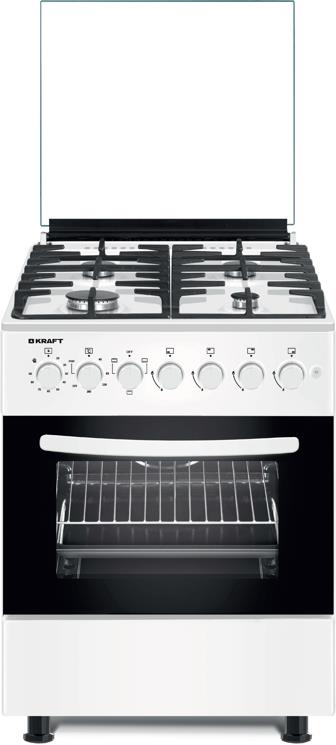 Плита газовая KRAFT KF-FSF6427AEWI