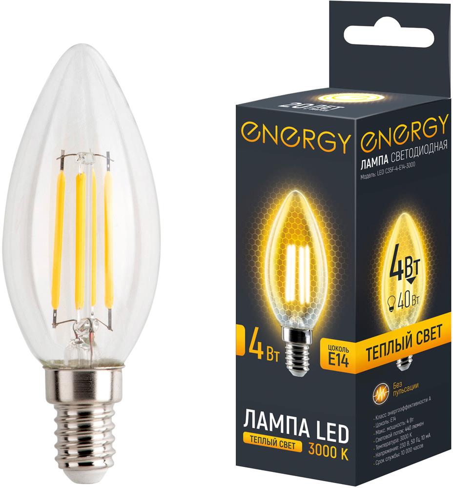  ENERGY LED С35F-4-E14-3000 (109294)