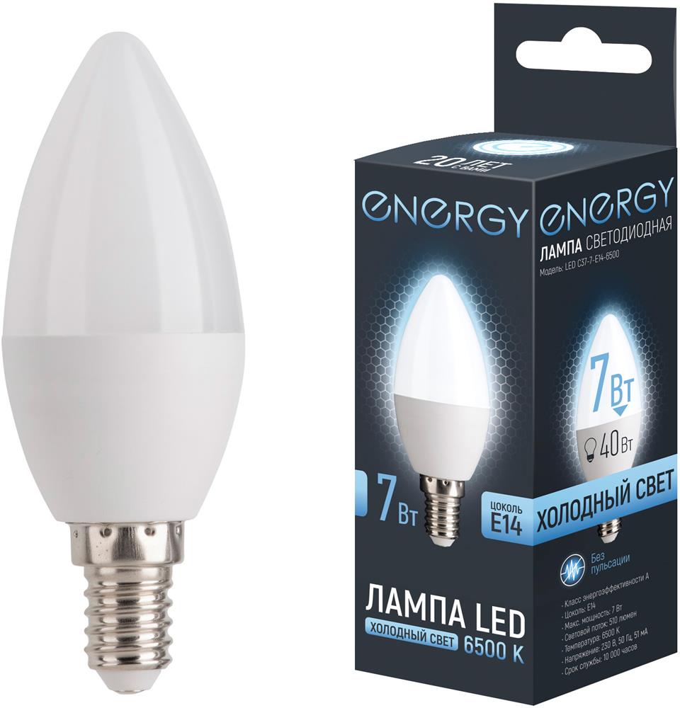  ENERGY LED С37-7-E14-6500 (109290)