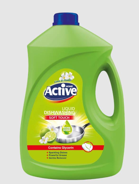 Гель для мытья посуды ACTIVE Гель для мытья посуды "Виноград", 3500 мл
