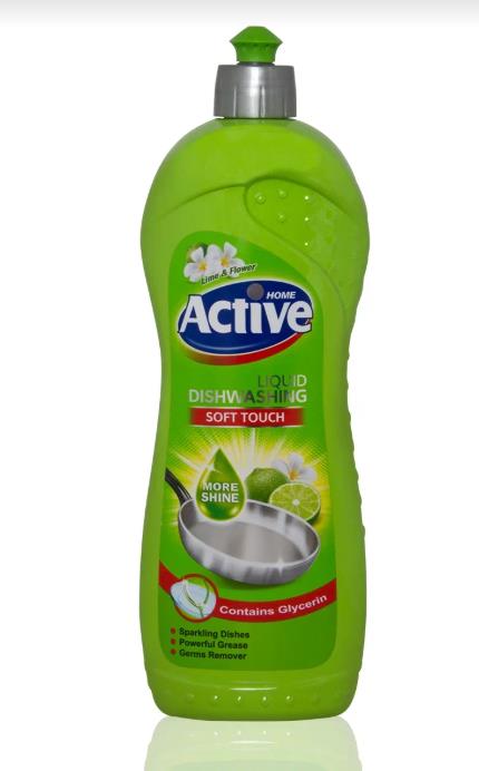 Гель для мытья посуды ACTIVE Гель для мытья посуды "Лайм и цветы", 500