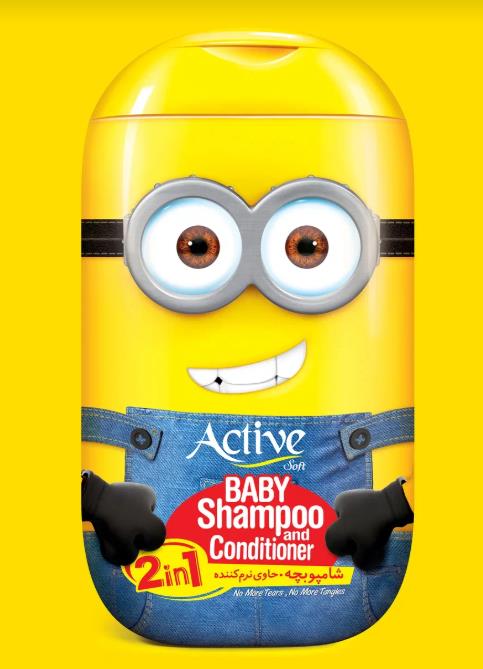  ACTIVE Детский шампунь и кондиционер 2в1 "Minions", 280 мл